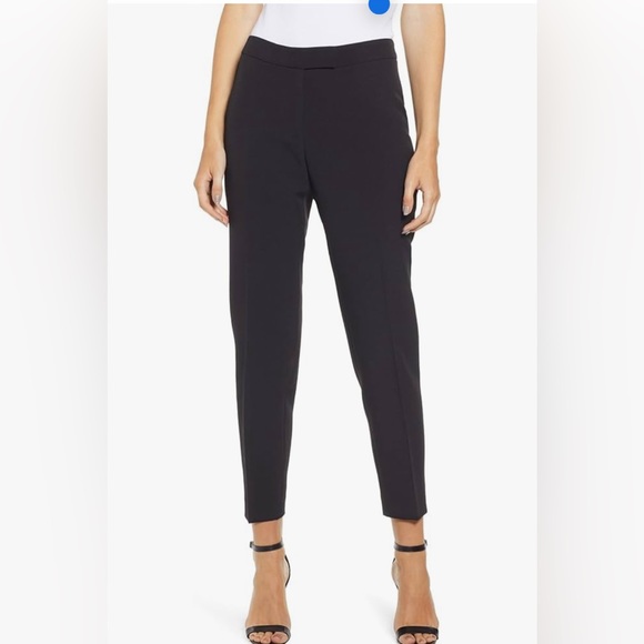 Anne Klein Women's Black Straight Leg Tailored Dress Pant Flat Front Siz… - Picture 4 of 12